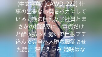 (中文字幕) [CAWD-222] 仕事の出来ない僕をバカにしている同期の巨乳女子社員とまさかの相部屋に… 童貞だけど酔っ払った勢いで巨根ブチ込んで完全ハメ堕ち服従させた話。 深田えいみ 姫咲はな